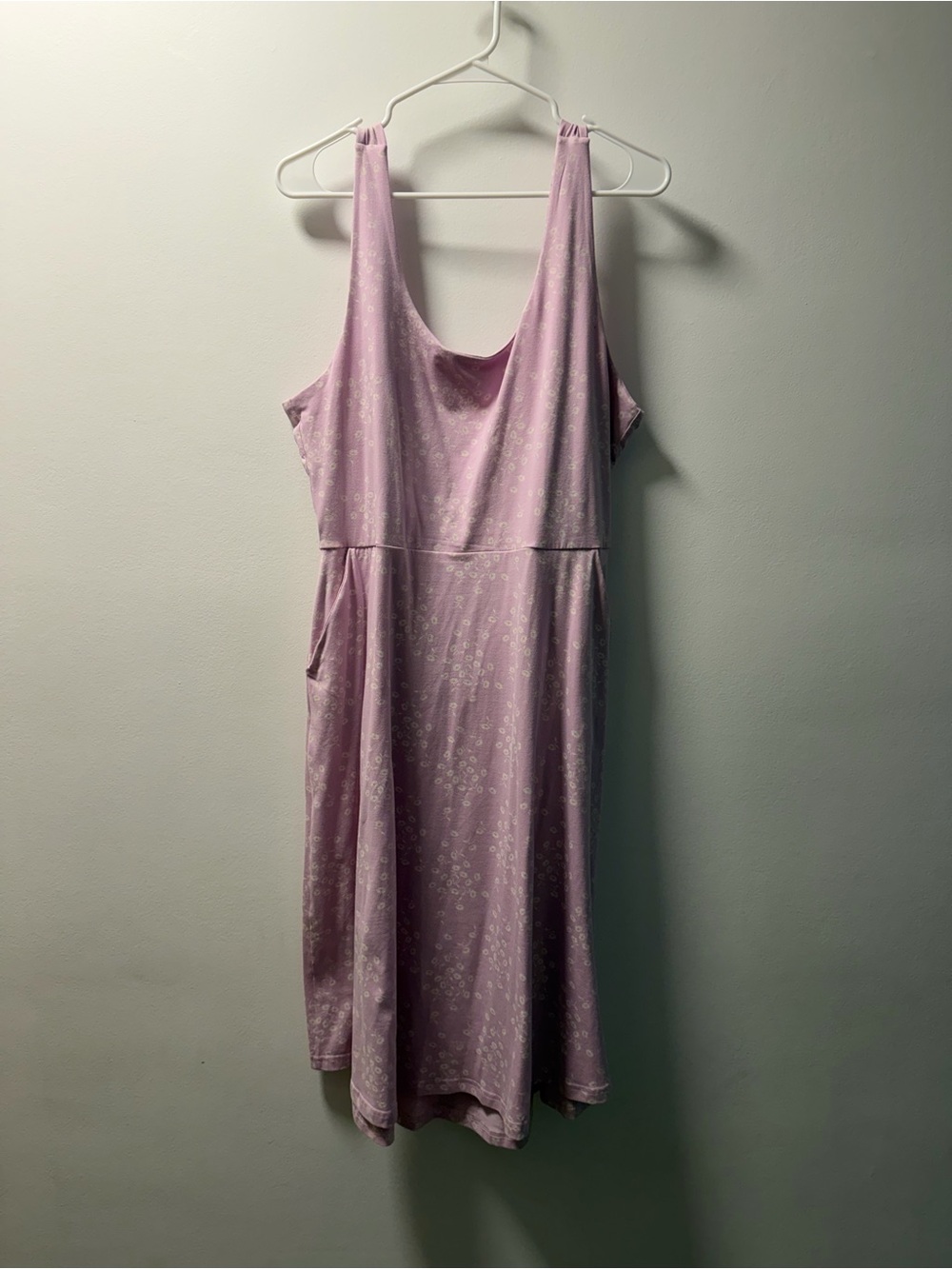 PACT Women's Lavender Sleeveless Scoop-Neck Jolene Dress